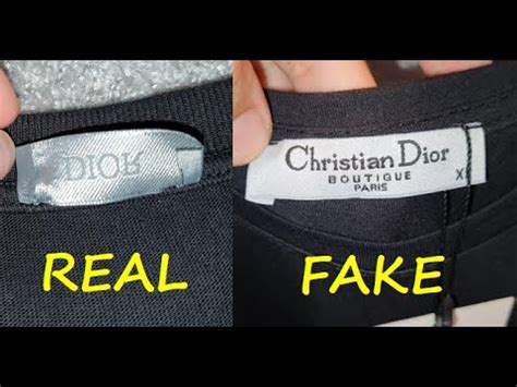 dior fake t shirt|how to tell if dior shirt is real.